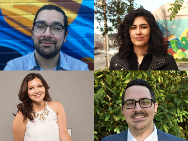 4 members of the Milagro Theatre staff