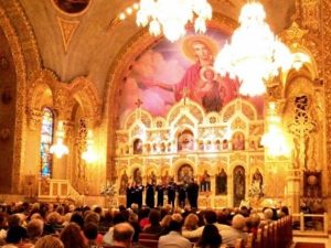Cappella Romana performance at St. Sophia Cathedral courtesy of Facebook