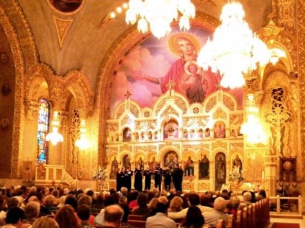 Cappella Romana performance at St. Sophia Cathedral courtesy of Facebook