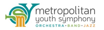 Metropolitan Youth Symphony logo courtesy of their website