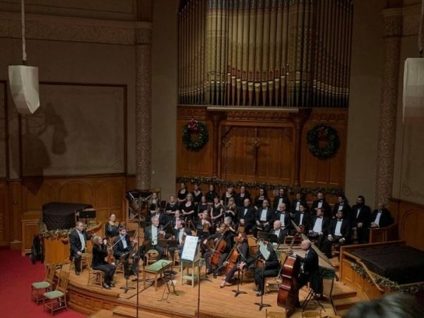 Portland Baroque Orchestra performance photo courtesy of Facebook