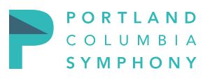 Portland Columbia Symphony logo courtesy of their website