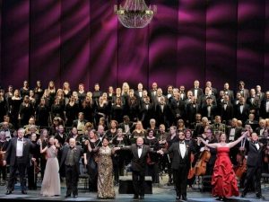 Portland Opera end of performance photo courtesy of Facebook