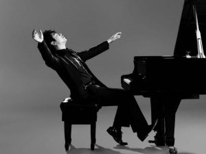 Portland Piano International solo performance photo courtesy of Facebook