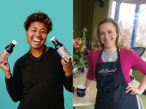 Chef Mathilde and Suzanne Nance