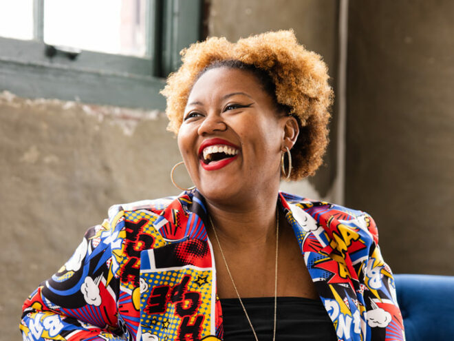 All Classical Radio host Coty Raven Morris, by Christine Dong