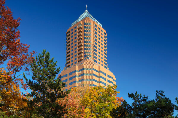 Spotlight image: KOIN Tower, All Classical Radio's new home in 2024.