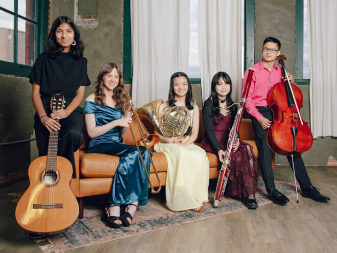 Featured image: All Classical Radio's 2024 Young Artist in Residence and Young Artist Ambassadors