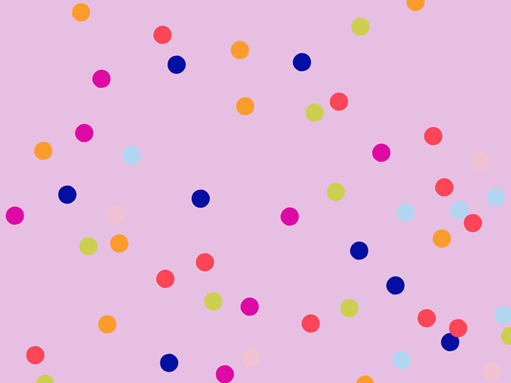 A featured image of confetti, celebrating All Classical's 2025 Birthday Fundraiser