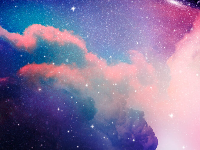 Featured image for All Classical Radio's 2025 Music Heals campaign, featuring a cosmic view of a starry sky