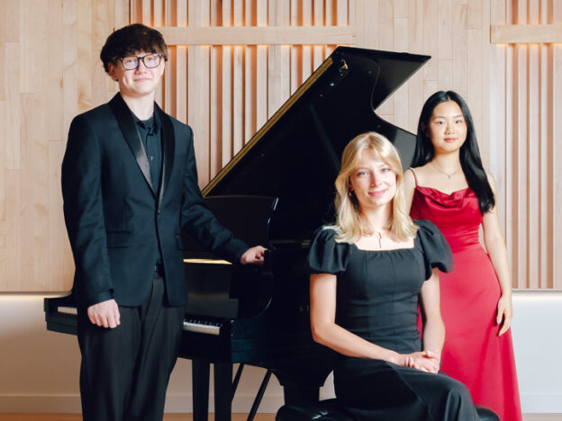 All Classical Radio’s 2025 Young Artists Ambassadors. Photo by Frankie Tresser.