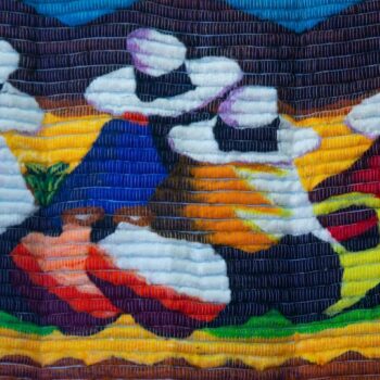 Colorful Argentinian tapestry