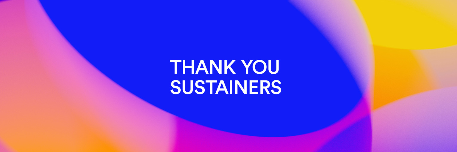 Thank you Sustainers!