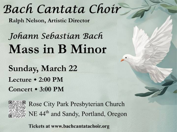Bach Cantata Choir presents Mass in B Minor