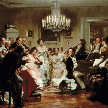 Painting of a Schubertiade