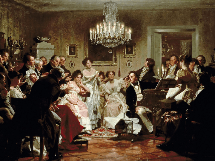 Painting of a Schubertiade