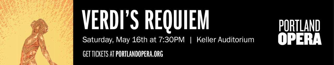 Portland Opera Verdi's Requiem