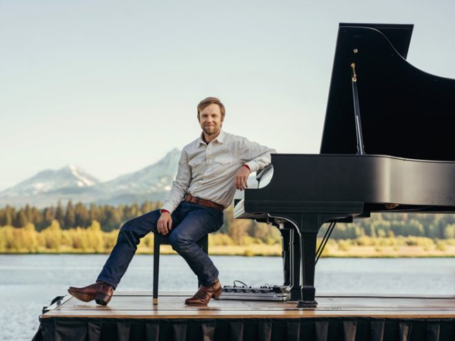 Pianist Hunter Noack at Black Butte Ranch by Jessica Keaveny