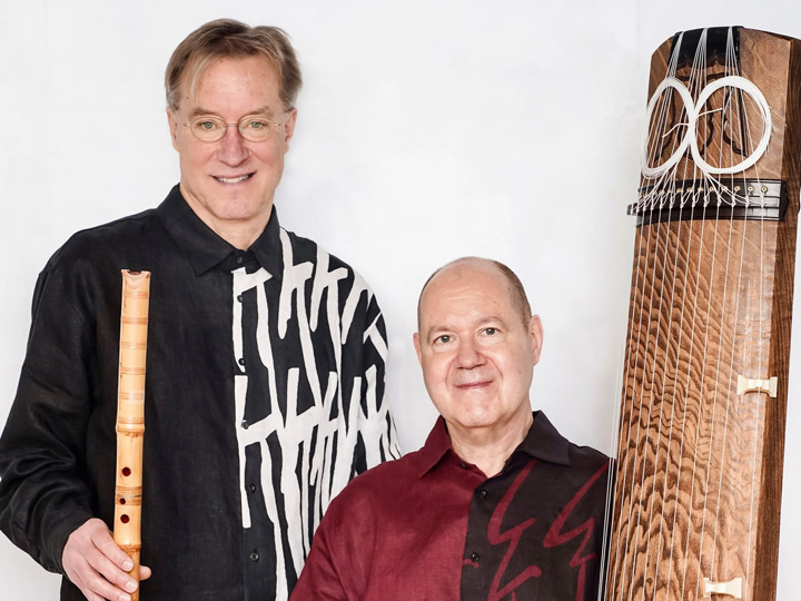 Featured image for Thursdays @ Three: Curtis Patterson, koto & Bruce Huebner, shakuhachi