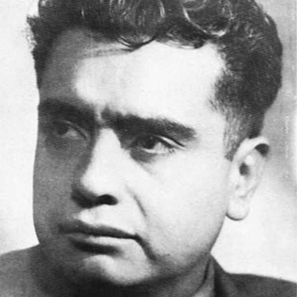 Black and white photo of Jose Pablo Moncayo