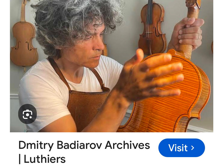Russian-Dutch luthier Dmitry Badiarov